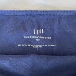 J Jill Luxe Supima T-Shirt large